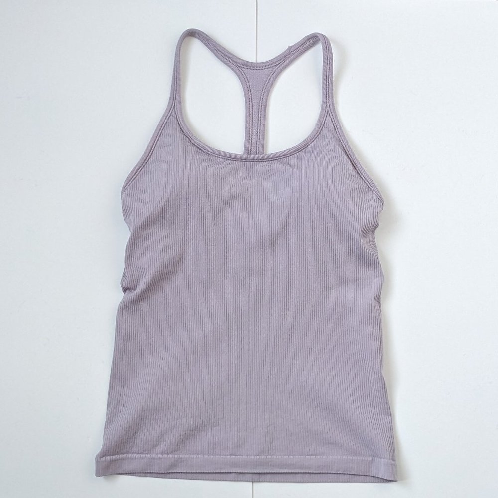Athleta Renew Seamless Support Top D-DD Shasta Purple